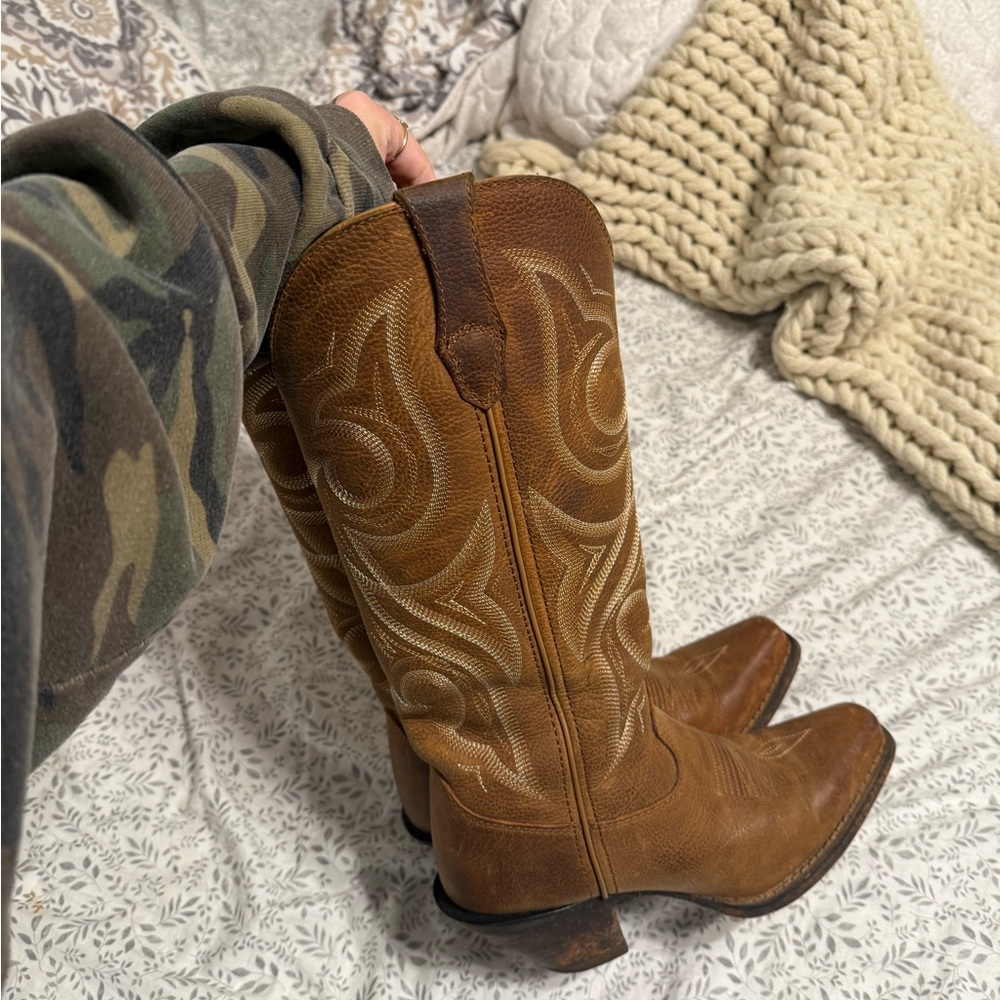 Brown Western Cowboy Boots